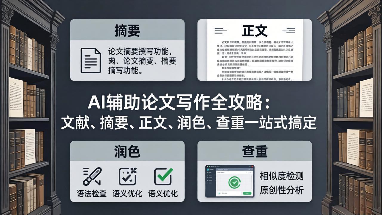 AI辅助论文写作全攻略：文献、摘要、正文、润色、查重一站式搞定-源创文化-逐光轻创终点站