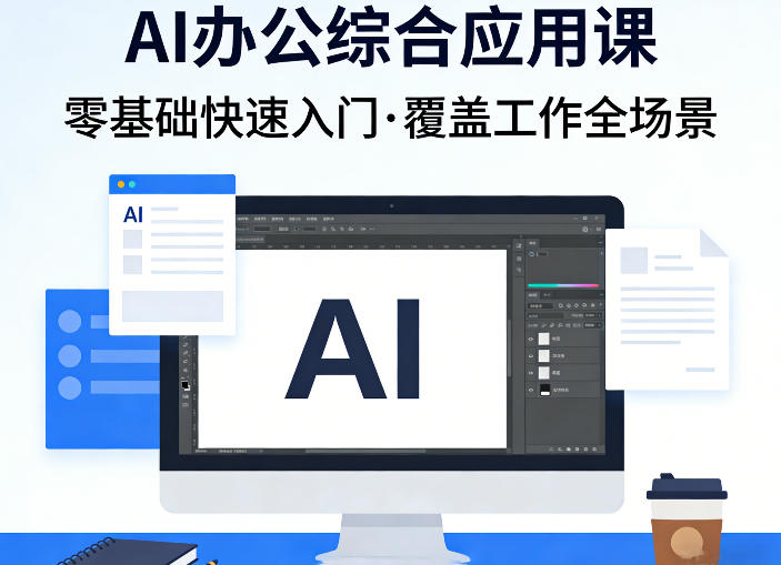 AI办公综合应用课，零基础快速入门，覆盖了工作中各种应用场景-源创文化-逐光轻创终点站