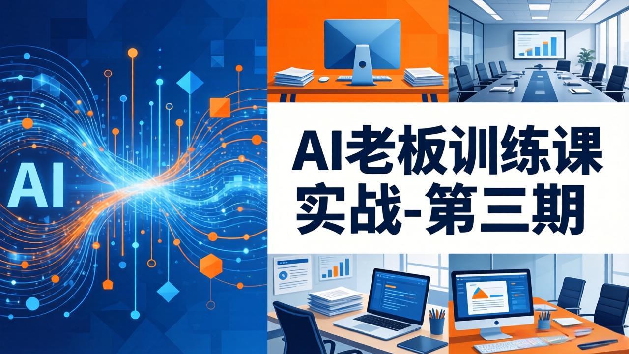 AI老板训练课实战-第三期：AI+内容应用落地教学，从0到1打通AI变现完整路径-源创文化-逐光轻创终点站