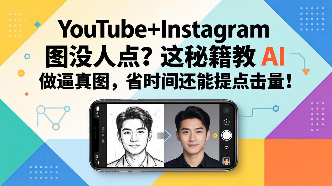 YouTube+Instagram图没人点？这秘籍教 AI 做逼真图，省时间还能提点击量-源创文化-逐光轻创终点站