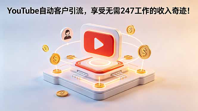 YouTube 自动客户引流，享受无需 247 工作的收入奇迹！【原创双语字幕】-源创文化-逐光轻创终点站