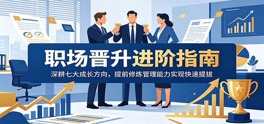 职场晋升进阶指南：深耕七大成长方向，提前修炼管理能力实现快速提拔-源创文化-逐光轻创终点站