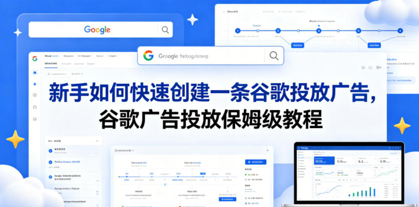 新手如何快速创建一条谷歌投放广告，谷歌广告投放保姆级教程-源创文化-逐光轻创终点站