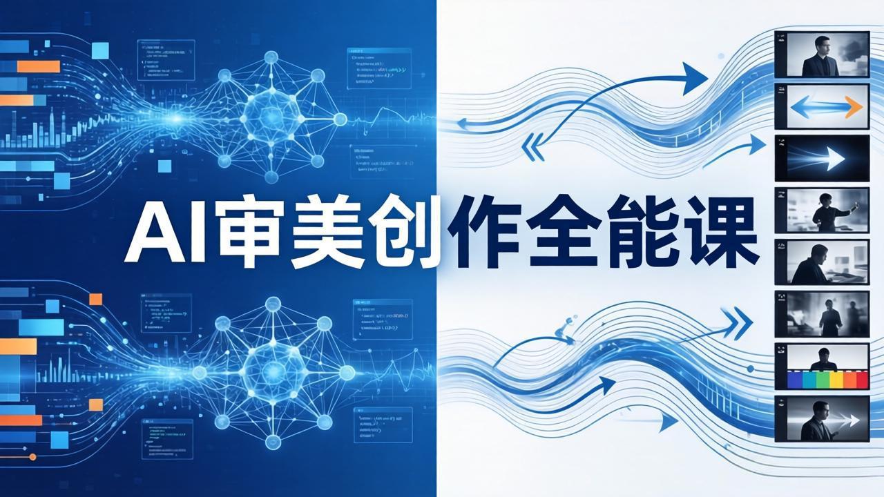 AI审美创作全能课：MJ+Seedance+模型训练+影视分镜+编剧，一站式掌握AI艺术创作-源创文化-逐光轻创终点站
