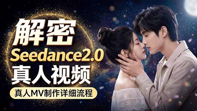 Seedance 2.0电影级真人 MV全流程拆解：提示词、运镜、粒子特效，手把手实操-源创文化-逐光轻创终点站