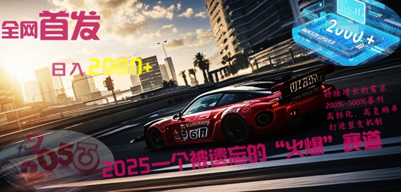 全网首发：2025一个被遗忘的“火爆”赛道轻松日入多张-源创文化-逐光轻创终点站