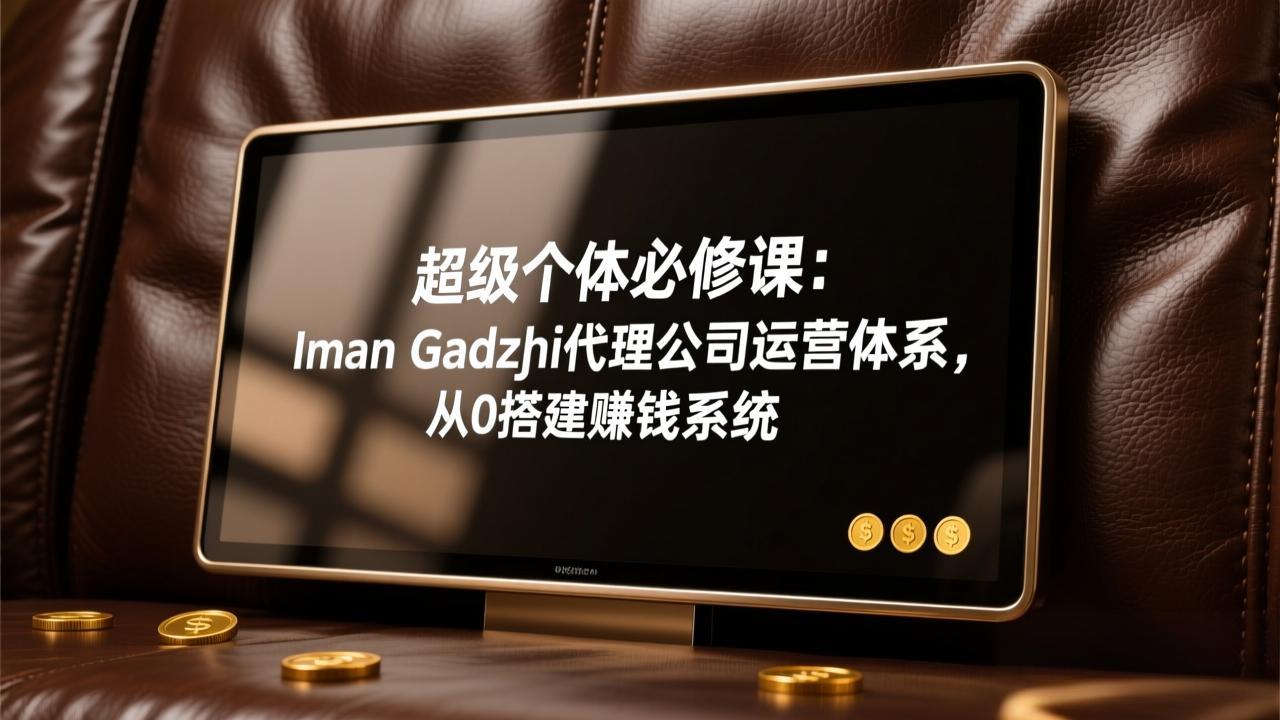 超级个体必修课：Iman Gadzhi代理公司运营体系，从0搭建赚钱系统-源创文化-轻创终点站
